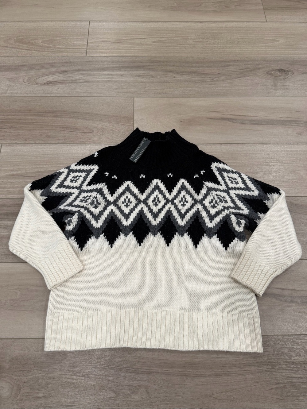 NEW Banana Republic Skye Fair Isle Thick Merino Alpaca Sweater NWT Size XXL $180 - Picture 2 of 10